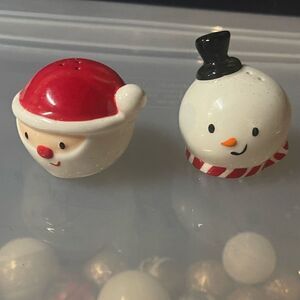 Snowman salt & pepper set
